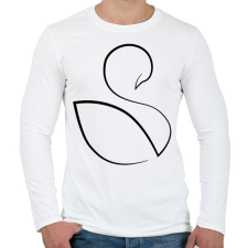 PRINTFASHION hattyu - Férfi hosszú ujjú póló - Fehér férfi póló