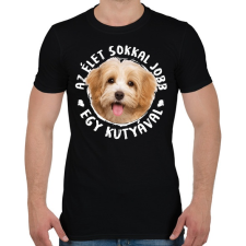 PRINTFASHION Havanese - Férfi póló - Fekete férfi póló