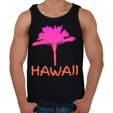 PRINTFASHION Hawaii - Férfi atléta - Fekete atléta, trikó