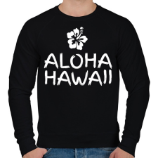 PRINTFASHION Hawaii - Férfi pulóver - Fekete férfi pulóver, kardigán