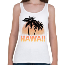 PRINTFASHION Hawaii - Női atléta - Fehér női trikó