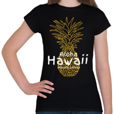 PRINTFASHION Hawaii - Női póló - Fekete