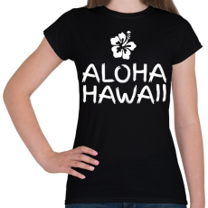 PRINTFASHION Hawaii - Női póló - Fekete