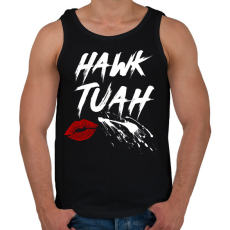 PRINTFASHION Hawk Tuah… Spit On That Thing - Férfi atléta - Fekete