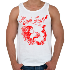 PRINTFASHION Hawk Tuah - split on that thang - Férfi atléta - Fehér