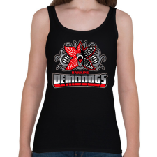 PRINTFASHION Hawkins Demodogs - Női atléta - Fekete női trikó