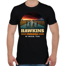 PRINTFASHION #hawkins - Férfi póló - Fekete férfi póló