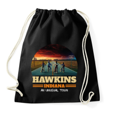 PRINTFASHION #hawkins - Sportzsák, Tornazsák - Fekete tornazsák