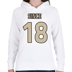 PRINTFASHION Házassági évforduló - második fele - Női kapucnis pulóver - Fehér