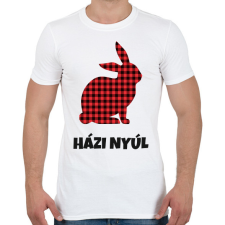 PRINTFASHION Házi nyúl - Férfi póló - Fehér férfi póló