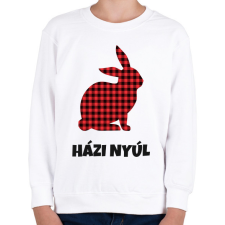 PRINTFASHION Házi nyúl - Gyerek pulóver - Fehér gyerek pulóver, kardigán