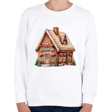 PRINTFASHION Házikó - Gyerek pulóver - Fehér