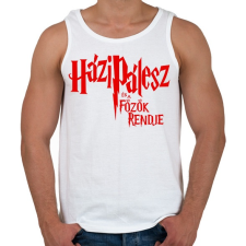 PRINTFASHION Házipálesz - Férfi atléta - Fehér atléta, trikó