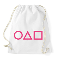 PRINTFASHION HD Squid Game Play - Sportzsák, Tornazsák - Fehér tornazsák