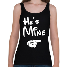 PRINTFASHION He is mine - Női atléta - Fekete
