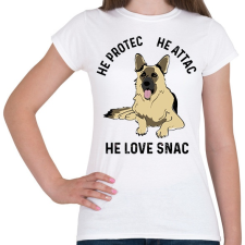 PRINTFASHION HE protec - Női póló - Fehér női póló