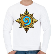 PRINTFASHION Hearthstone - Férfi pulóver - Fehér férfi pulóver, kardigán