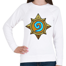PRINTFASHION Hearthstone - Női pulóver - Fehér