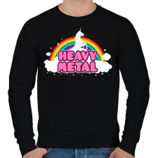 PRINTFASHION Heavy Metal - Férfi pulóver - Fekete férfi pulóver, kardigán