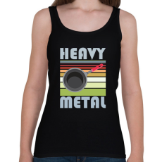 PRINTFASHION Heavy metal - Női atléta - Fekete
