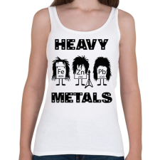 PRINTFASHION Heavy metals - vegyjelek - Női atléta - Fehér női trikó