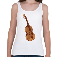 PRINTFASHION Hegedű - Női atléta - Fehér