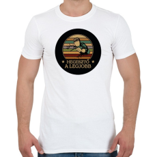 PRINTFASHION Hegesztő - A legjobb - Férfi póló - Fehér