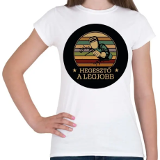 PRINTFASHION Hegesztő - A legjobb - Női póló - Fehér