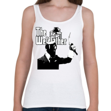 PRINTFASHION Hegesztő Keresztapa - Női atléta - Fehér