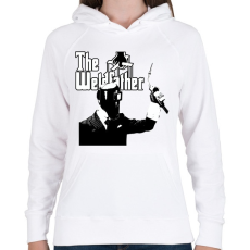 PRINTFASHION Hegesztő Keresztapa - Női kapucnis pulóver - Fehér