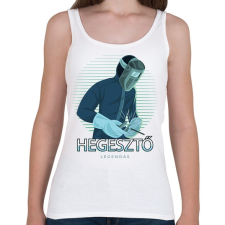 PRINTFASHION Hegesztő - Legendás - Női atléta - Fehér női trikó