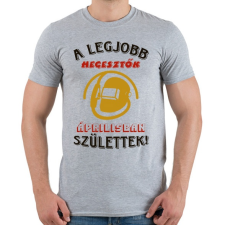 PRINTFASHION Hegesztő szülinapja április színes - Férfi póló - Sport szürke férfi póló