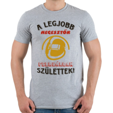 PRINTFASHION Hegesztő szülinapja február színes - Férfi póló - Sport szürke férfi póló