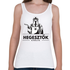 PRINTFASHION Hegesztők királya - Női atléta - Fehér női trikó
