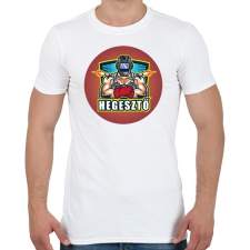 PRINTFASHION Hegesztős minta - Férfi póló - Fehér férfi póló