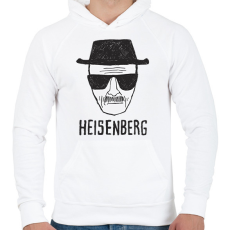 PRINTFASHION Heisenberg rajz - Férfi kapucnis pulóver - Fehér