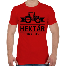 PRINTFASHION Hektár Harcos - Férfi póló - Piros férfi póló