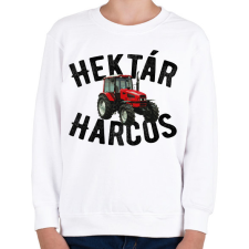 PRINTFASHION Hektár Harcos - Gyerek pulóver - Fehér gyerek pulóver, kardigán