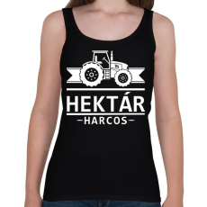 PRINTFASHION Hektár Harcos - Női atléta - Fekete