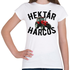 PRINTFASHION Hektár Harcos - Női póló - Fehér női póló