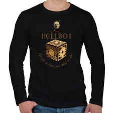 PRINTFASHION HELLBOX-HELLREISER 2 - Férfi hosszú ujjú póló - Fekete férfi póló