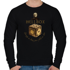PRINTFASHION HELLBOX-HELLREISER 2 - Férfi pulóver - Fekete