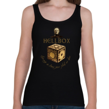 PRINTFASHION HELLBOX-HELLREISER 2 - Női atléta - Fekete női trikó