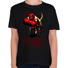 PRINTFASHION hellboy - Gyerek póló - Fekete gyerek póló