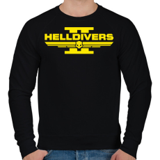 PRINTFASHION Helldivers 2 - Férfi pulóver - Fekete