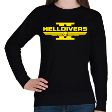 PRINTFASHION Helldivers 2 - Női pulóver - Fekete