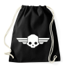 PRINTFASHION Helldivers skull - Sportzsák, Tornazsák - Fekete