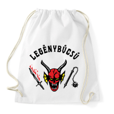 PRINTFASHION Hellfire Club legenybucsu - Sportzsák, Tornazsák - Fehér tornazsák