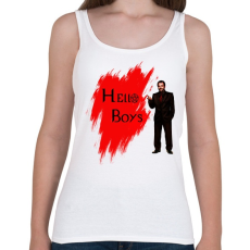 PRINTFASHION hello boys - Női atléta - Fehér