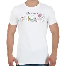 PRINTFASHION Hello Húsvét - Férfi póló - Fehér férfi póló